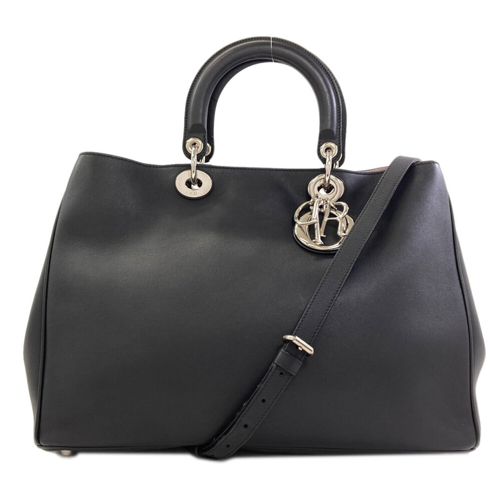 Christian Dior Diorissimo 2-Way Handbag, Calfskin, Women's
